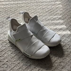 White Limited Adidas Trainers - size 8